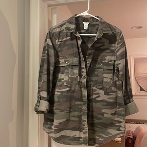 Camo utility jacket